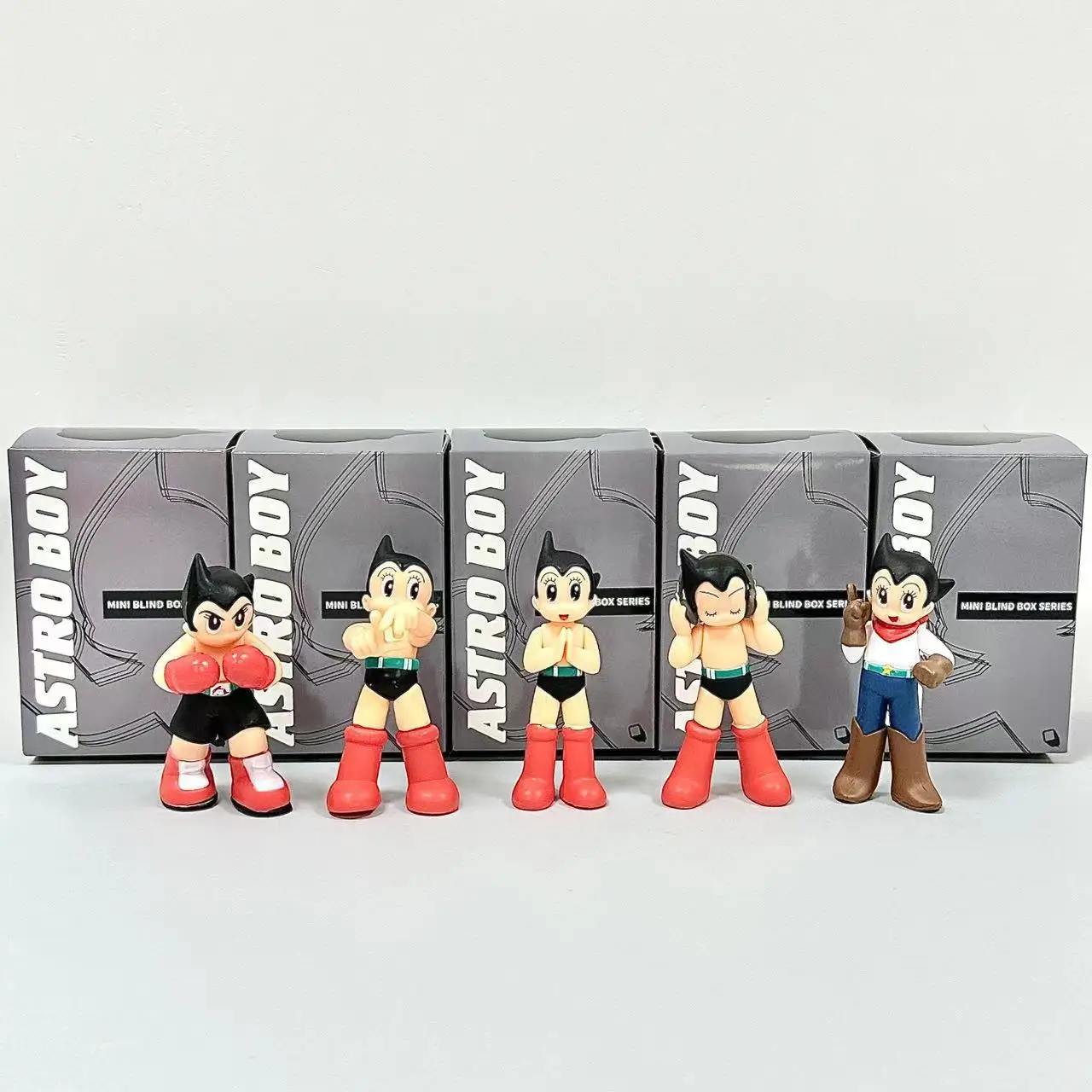 5pcs/set Astro boy Boxed egg gift for children Cute Ver. Anime Action Figure Toys 7CM