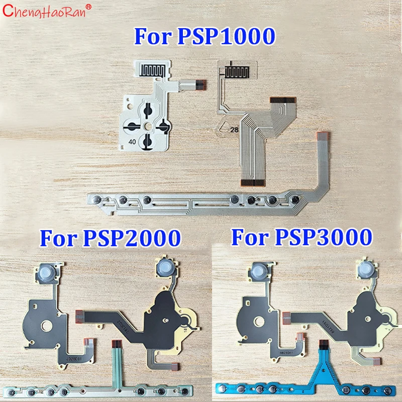 

1PC Accessories Left and Right Cable Volume Cable Conductive Film For PSP1000 2000 3000 Shoulder Key Function Key Film