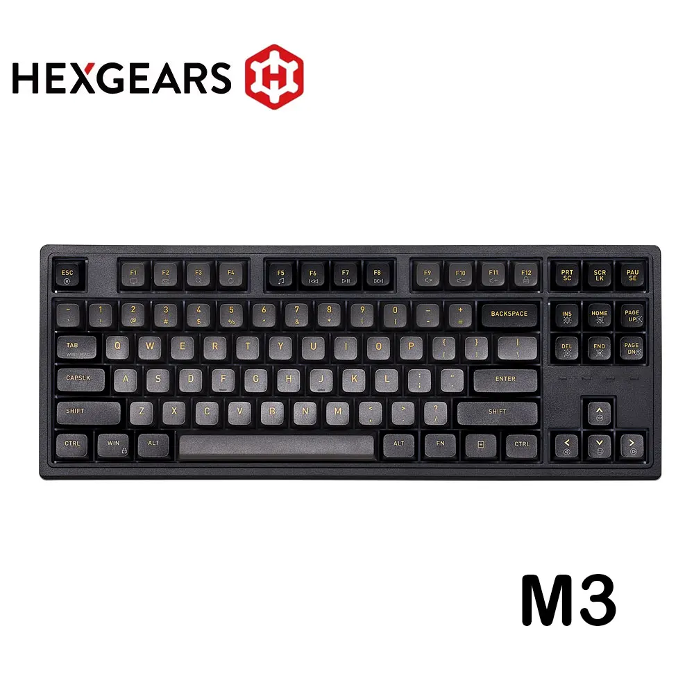 HEXGEARS Mechanical Keyboard  M Series Hot Swappable Gamer Keyboard Kailh Box Switch White Backlit GASKET Structure PC Keyboard