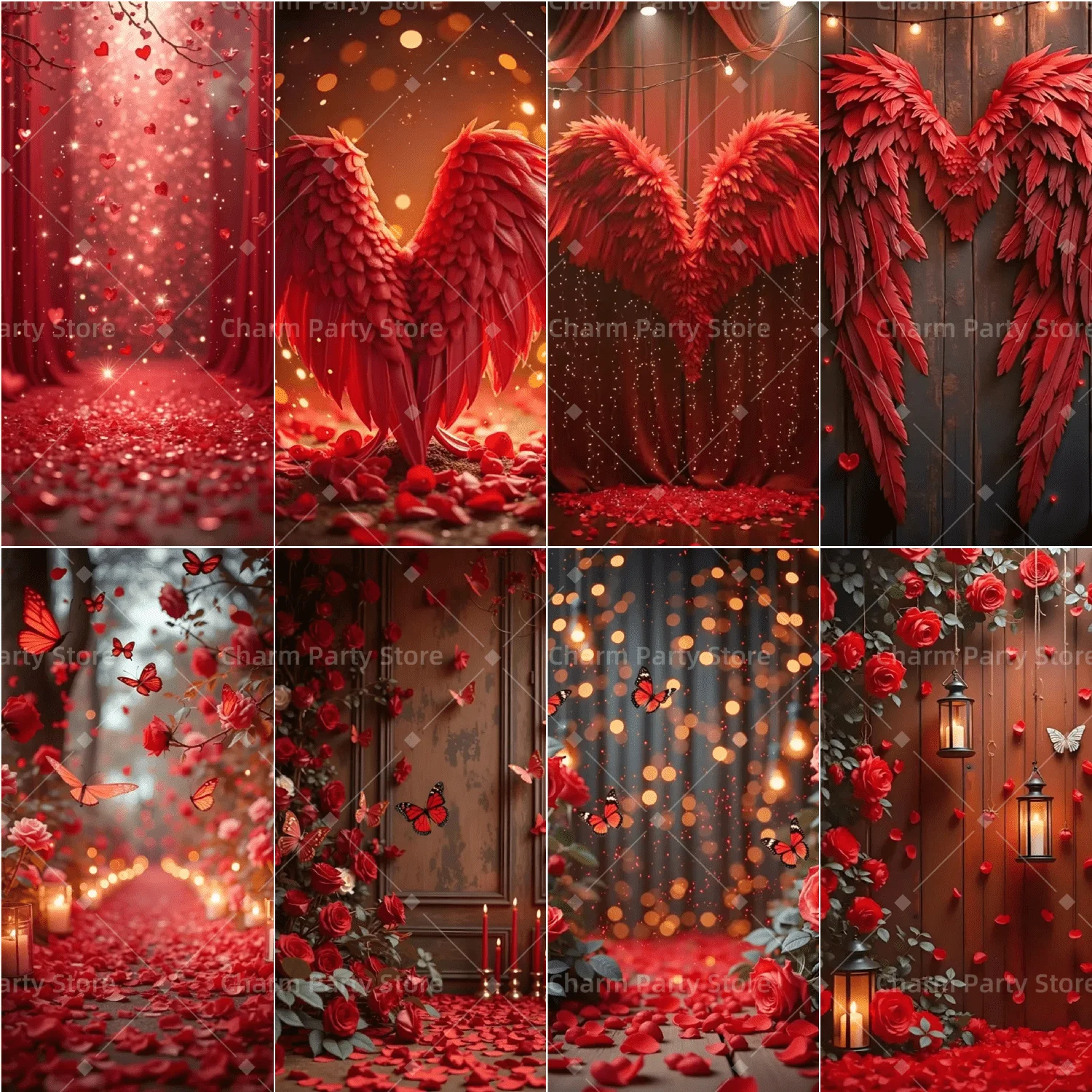 

Valentine's Day Theme Party Decoration Door Cover February 14th Love Heart Party Backdrop Room Garden Decor Banner Adult Gifts