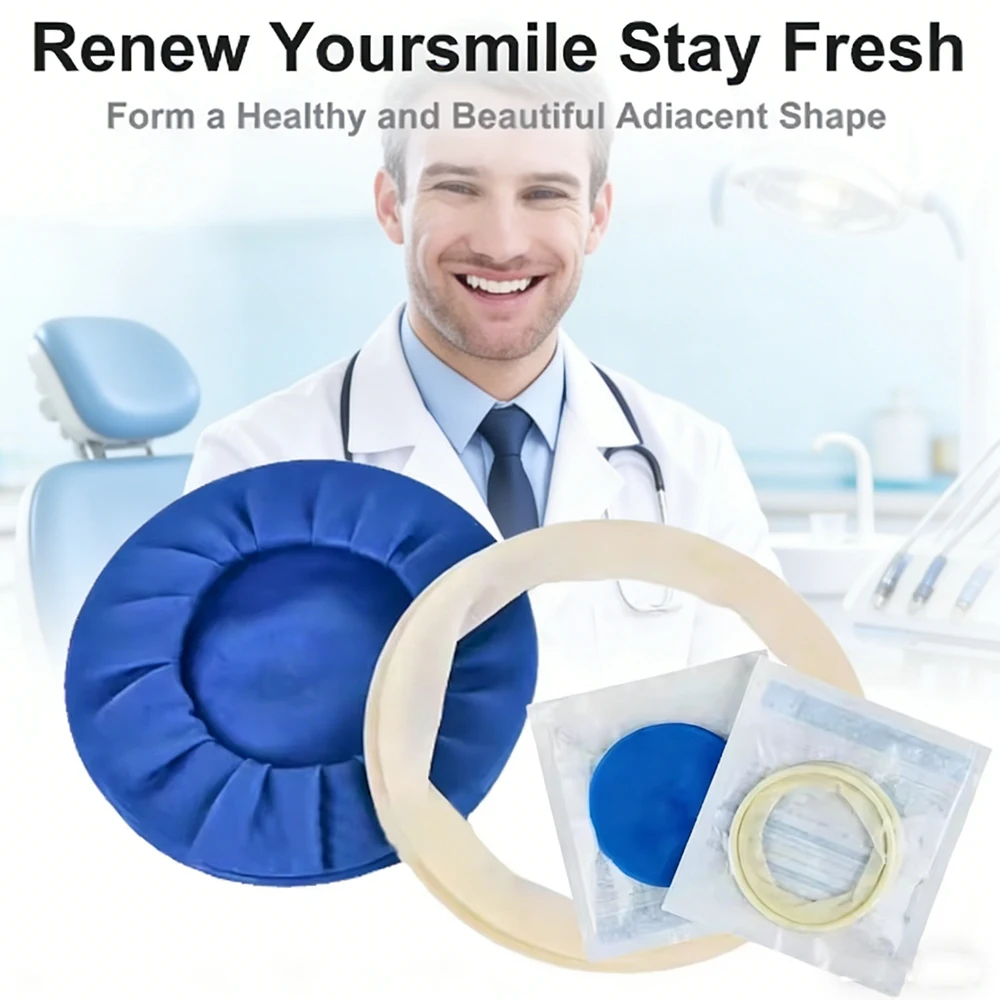 

5PCS Sterile Dental Mouth Opener Cheek Retractor w/ Barrier White Blue Rubber Exam Set Adult Pediatric Oral Surgery Hygiene