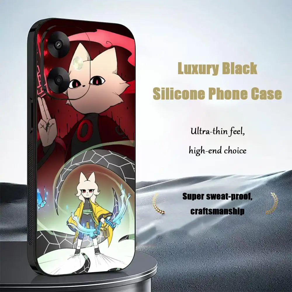 حافظة لهاتف شاومي ريدمي 14C 13C 12C نوت 14 13 12 11 10 Pro Plus S غطاء هاتف أسود ناعم من Game #2