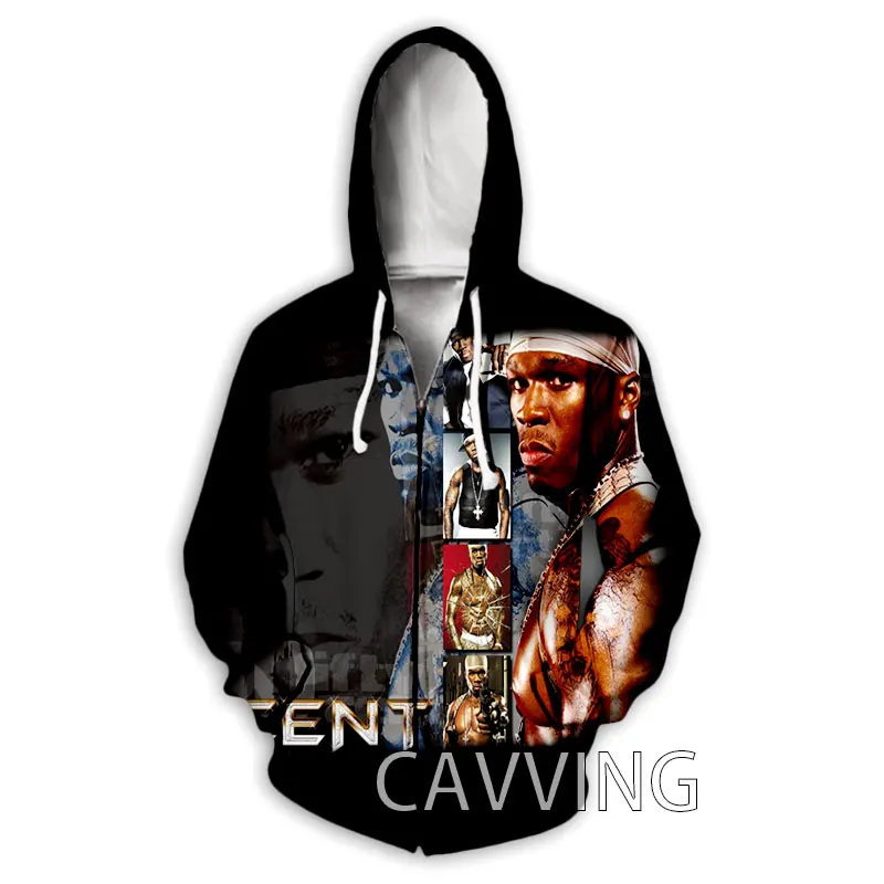 موضة جديدة ثلاثية الأبعاد طباعة مغني الراب 50 سنت سستة هوديس زمم مقنعين بلوزات Harajuku هوديس الهيب هوب بلوزات K02