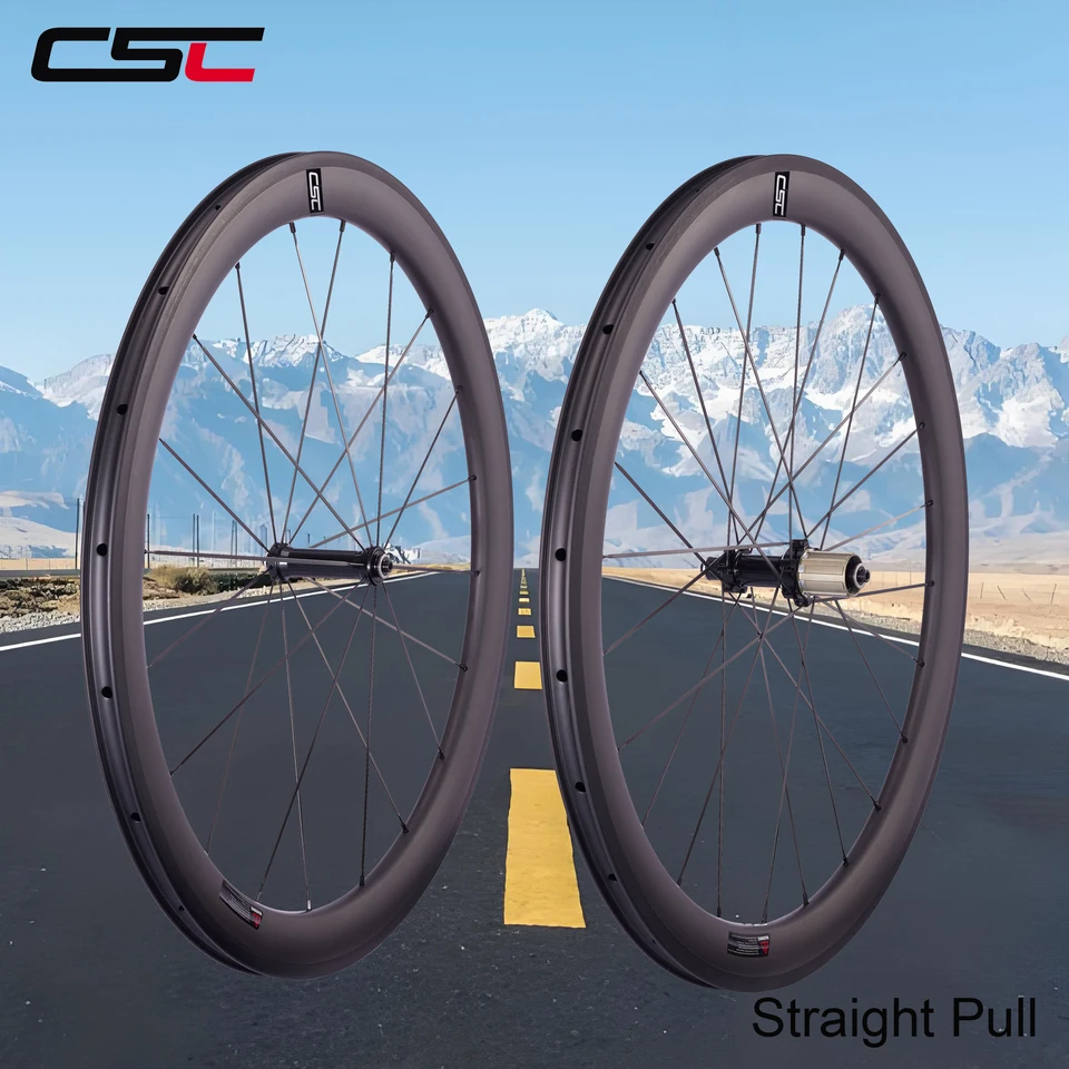 CSC UCI公認 T800カーボンホイール 700C カーボンファイバーホイール