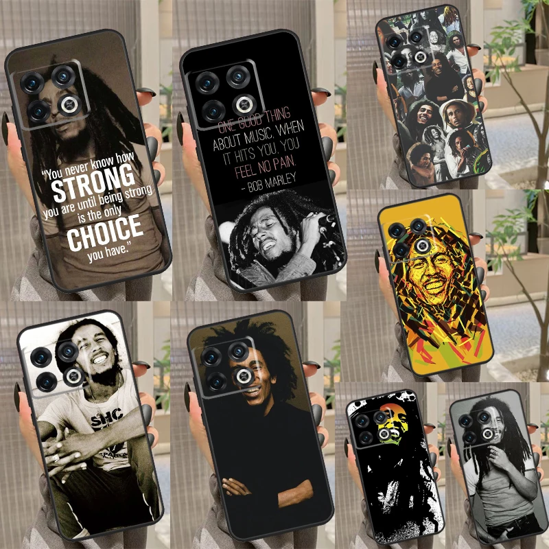 Bob Marley Quotes Rasta Reggae Phone Case For OnePlus Nord CE 2 3 Lite 2T N10 N20 N30 OnePlus 11 10T 8T 9RT 10R 8 9 10 Pro