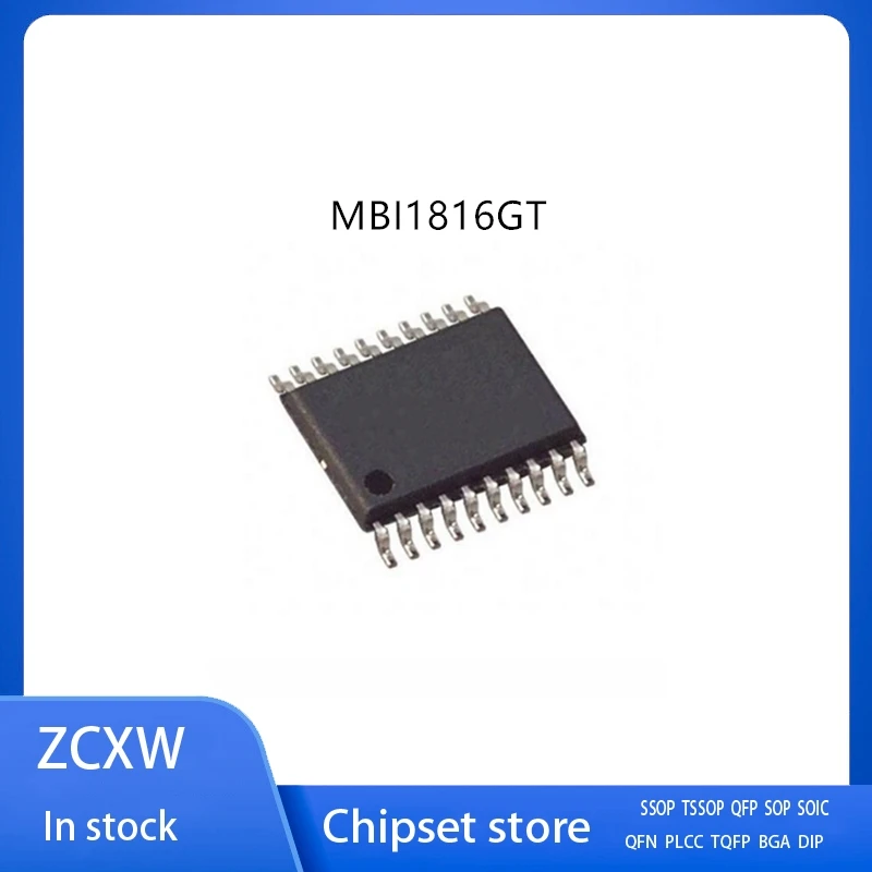 5Pcs/Lot MBI1816GT MBI1816 TSSOP20