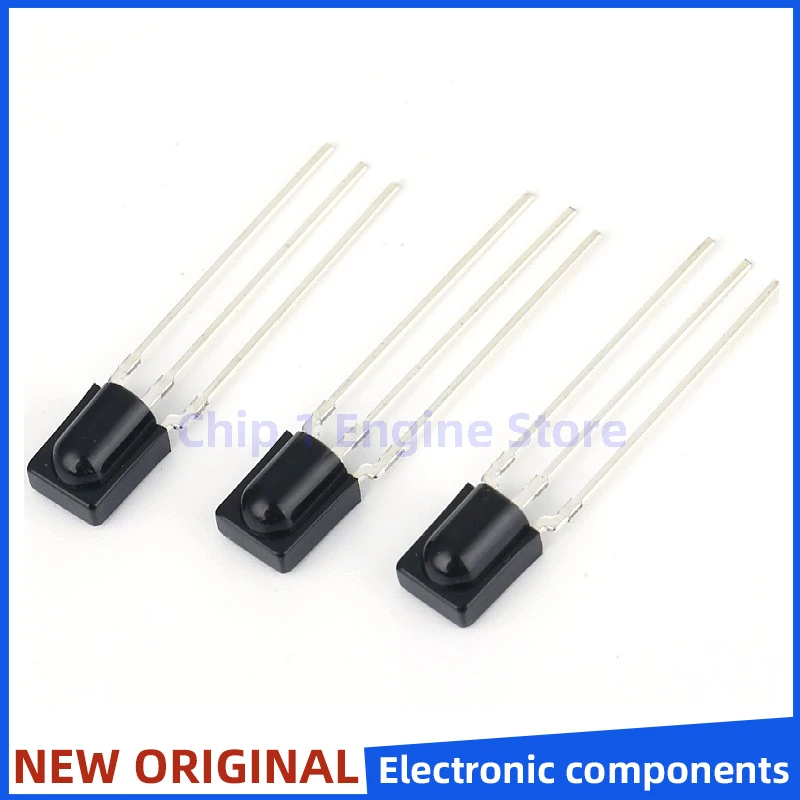 VS838 38KHZ Integrated universal receiving head Plastic sealed infrared receiving head infrared receiving tube LED diode 0038