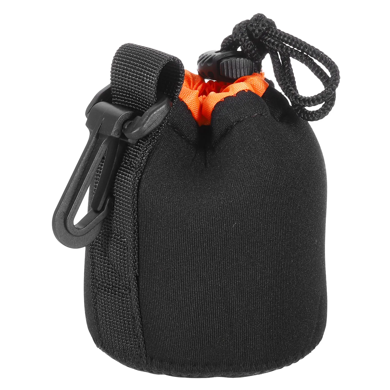 1Pcs Camera Lens Bag Drawstring Lens Pouch with Thick Protective Neoprene Lens Case for DSLR Camera Lens Water Coffee Cups