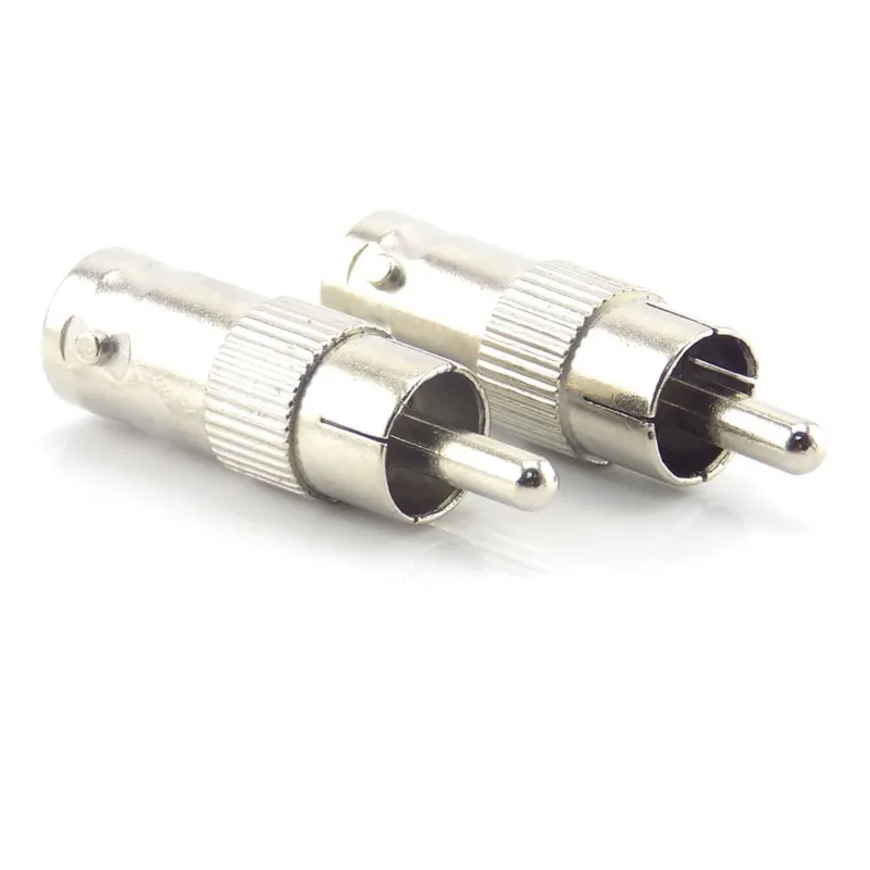 10Pcs Splitter Plug BNC Female To RCA AV Male Connector Adaptor for CCTV Security Camera Surveillance Video Rg59 Cable B5