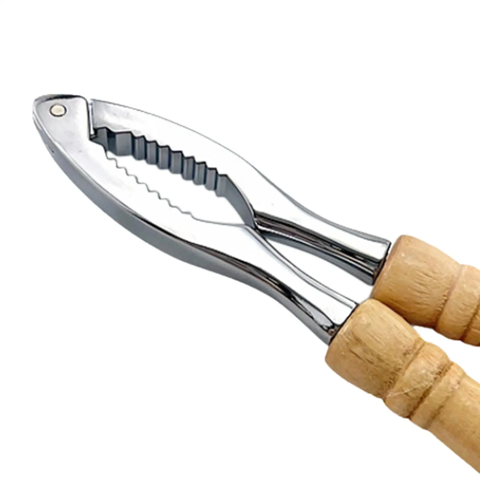 Walnut Shell Clip Opener Non Slip Handle Seafood Crab Leg Cracker Portable Cutlery Tool for Home Party