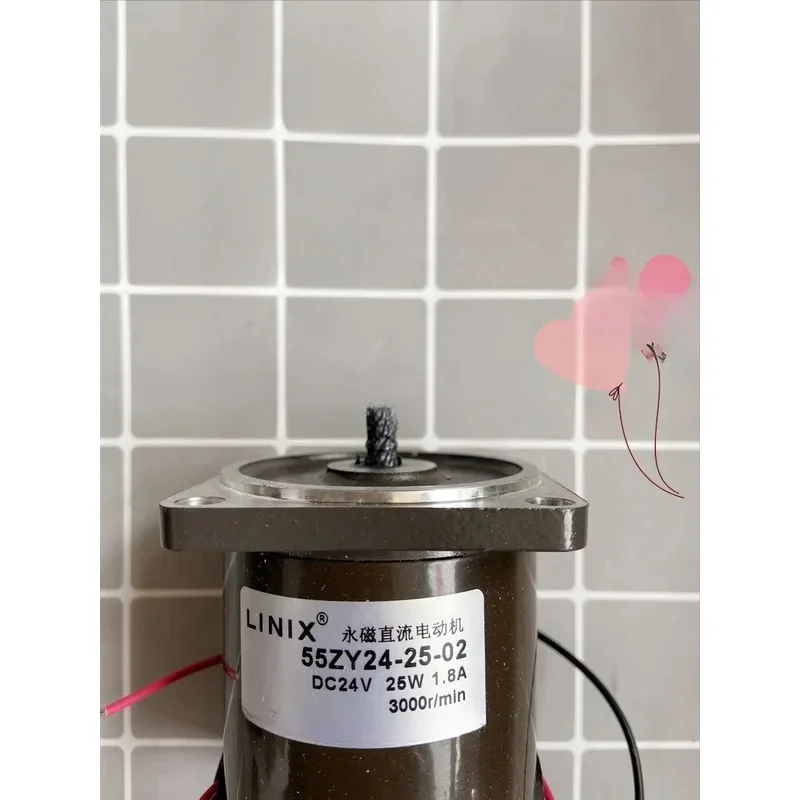 High Quality Real Shot LINIX Permanent Magnet 55ZY24-25-02 Single Motor 24V 25W