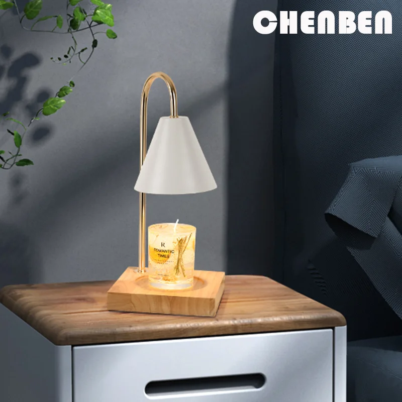 Retro Wax Melting Table Light LED Bedside Lamp Brightness Adjusted Night Lights With Timer USB Desk Decor Candle Warmer Lights