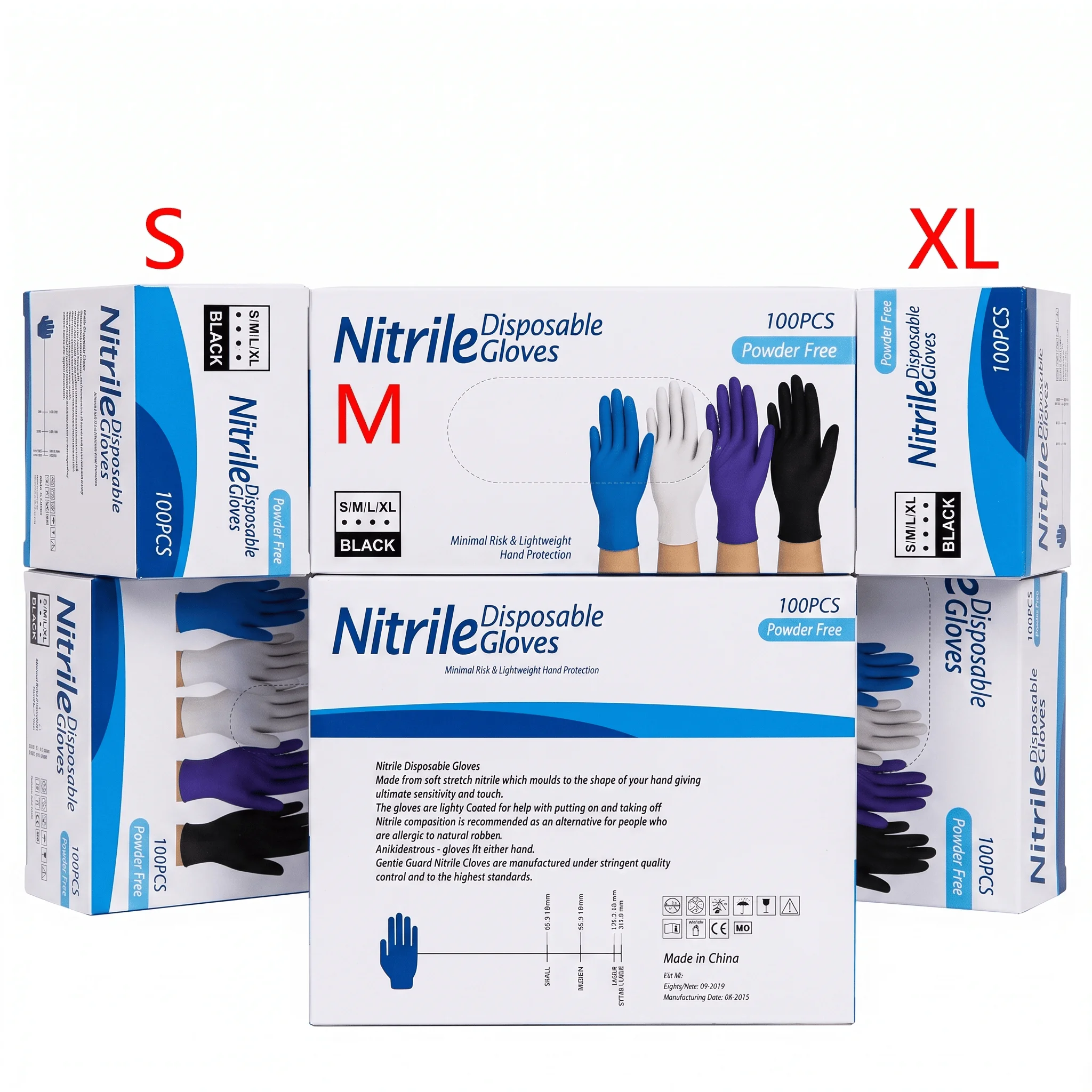 Black Disposable Pure Nitrile  - Latex Disposable Glove review and price