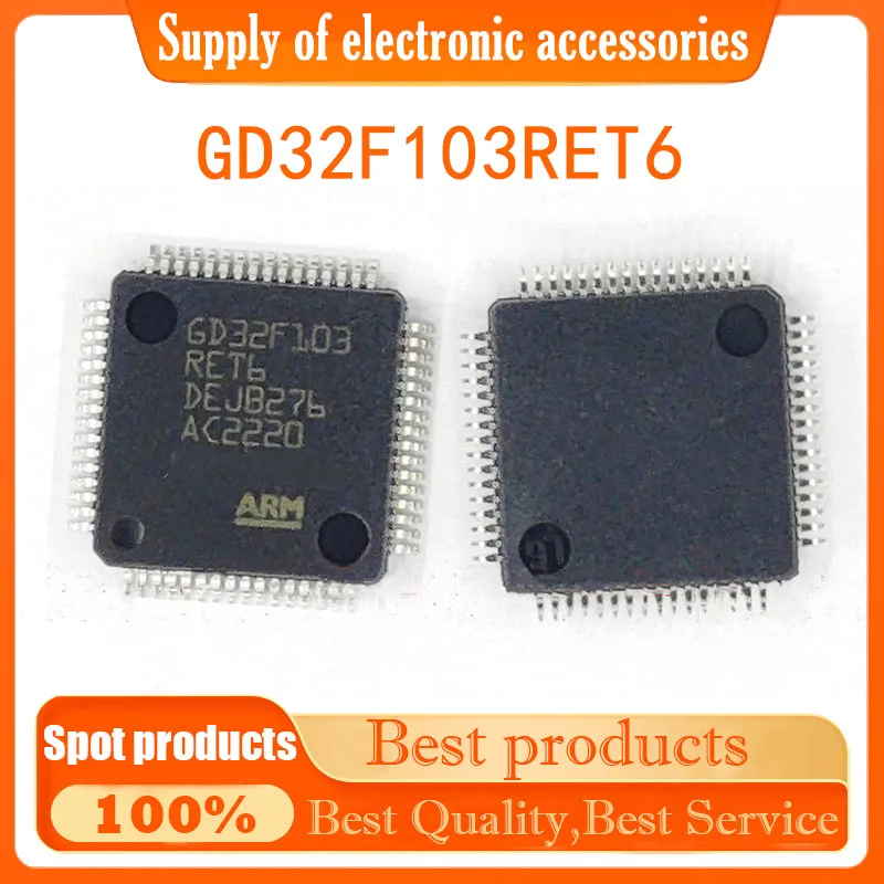 GD32F103RET6 New original package LQFP-64 microcontroller chip IC electronic components