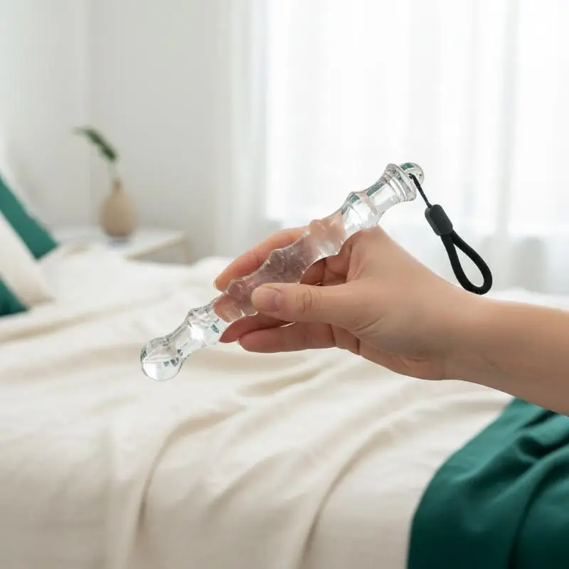 »1PCS Massage Stick Smooth Thornless Meridian Acupoint Sticks Muscle Relaxation Suitable For Shoulders Neck Hips Jade Massager
