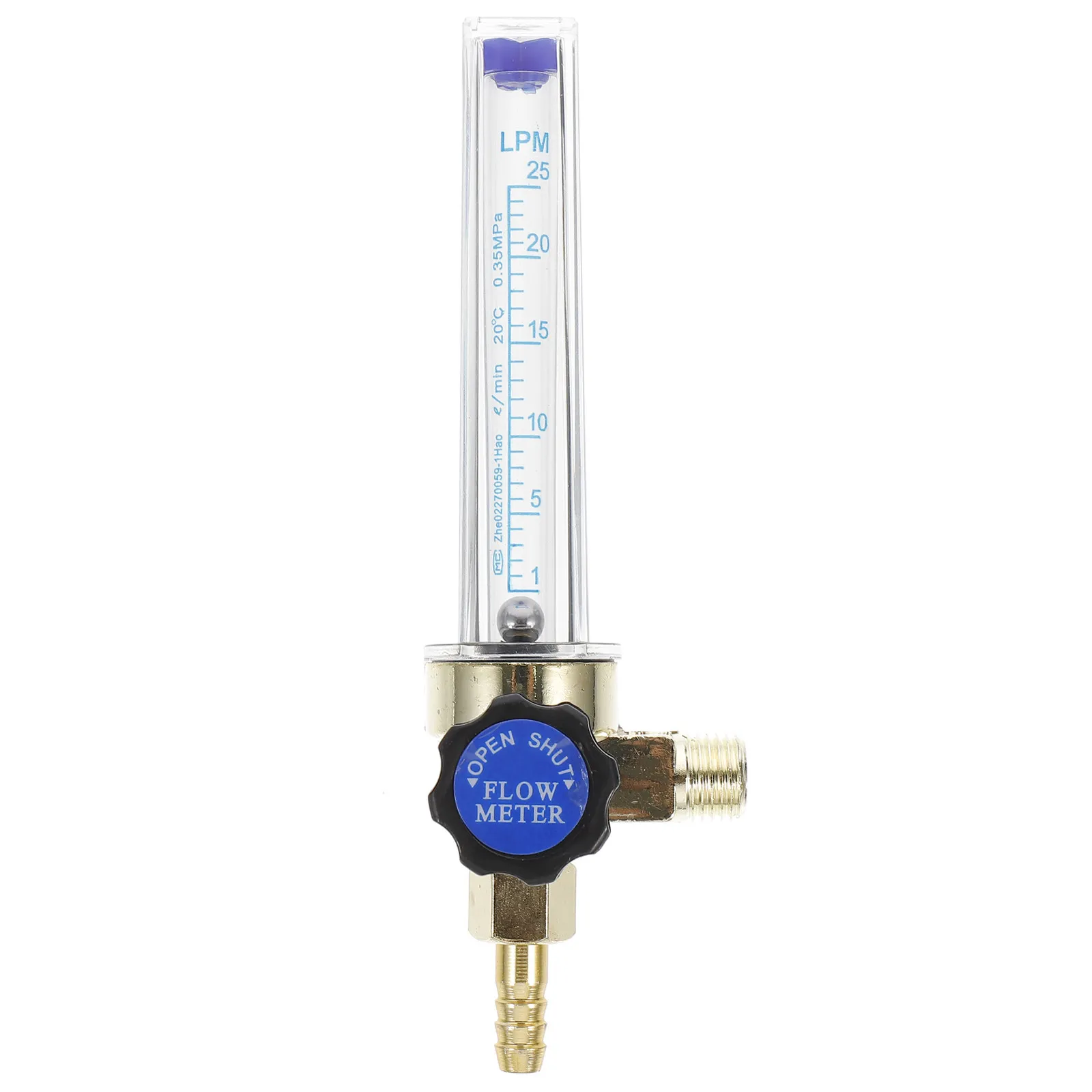 High Reliability Argon Flow Indicator Co2 Regulator Nitrogen Gas Flow Meter 0.15mpa Range for Welding Brazing Gas Measurement