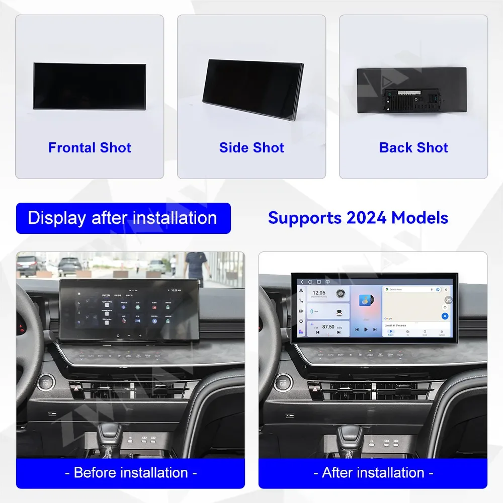 Lizpofly 15.8'' Android Car Radio for Nissan Sylphy 2020-2022 with Qualcomm Snapdragon 845 CarPlay GPS Navigation Stereo Head Un