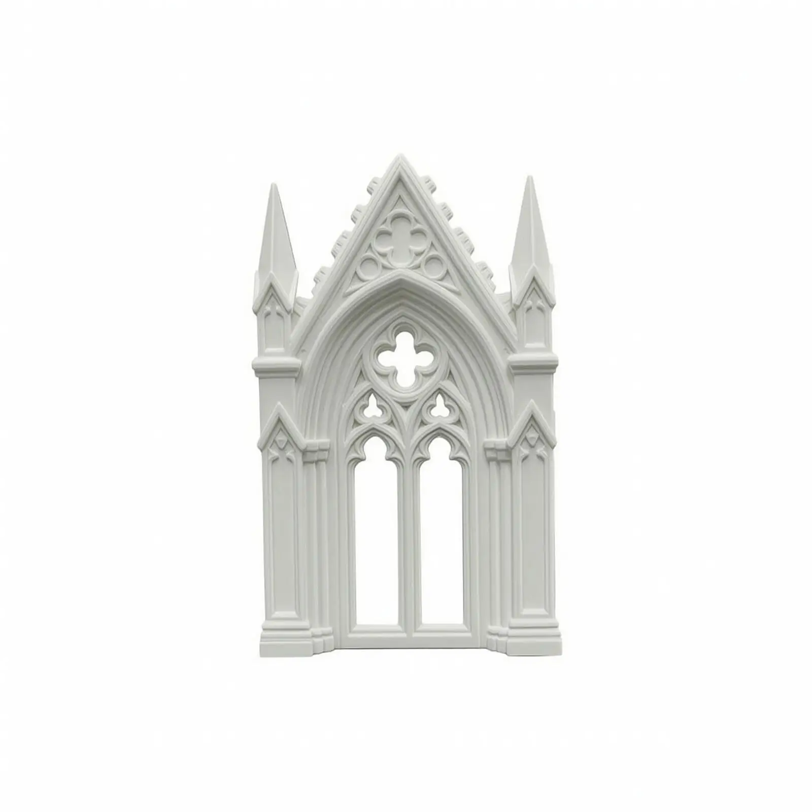 Gothic Arch Window Miniature Decorations for Dollhouse Landscaping Collectible Display Prop