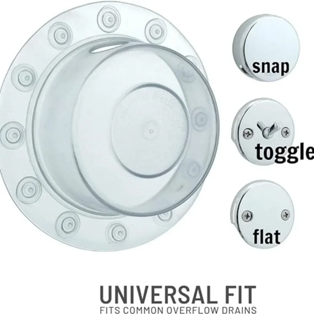 transparent bottomless bathtub overflow drain cover bathtub water stop plug shower products spa and shower accessories