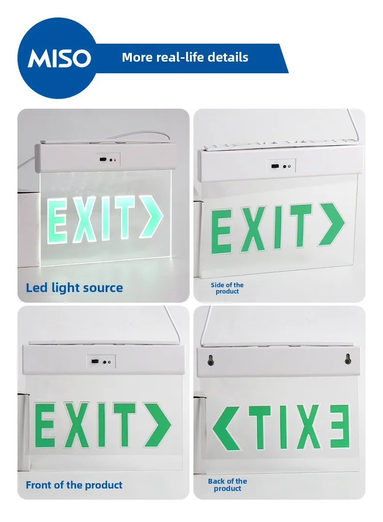 All Plastic Sign Tags, Signage Lights, Shopping Malls, Hospitals, Safety Exits, Evacuation Emergency Signs, Signage Lights
