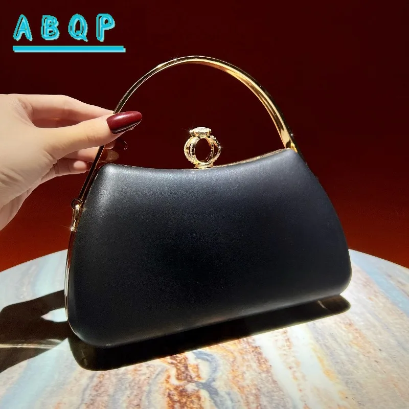 New Evening Clutch Luxury Brand Dinner Party Women's Handbag Bright Leather Fashion Women's Shoulder Crossbody Bag High Quality