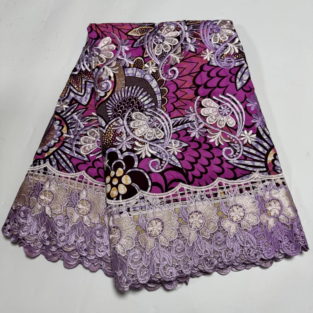 2025 النيجيري الدانتيل الشمع طباعة الأقمشة الأفريقية عالية الجودة ل خليط نمط جديد النسيج للملابس ديكور المنزل TS11