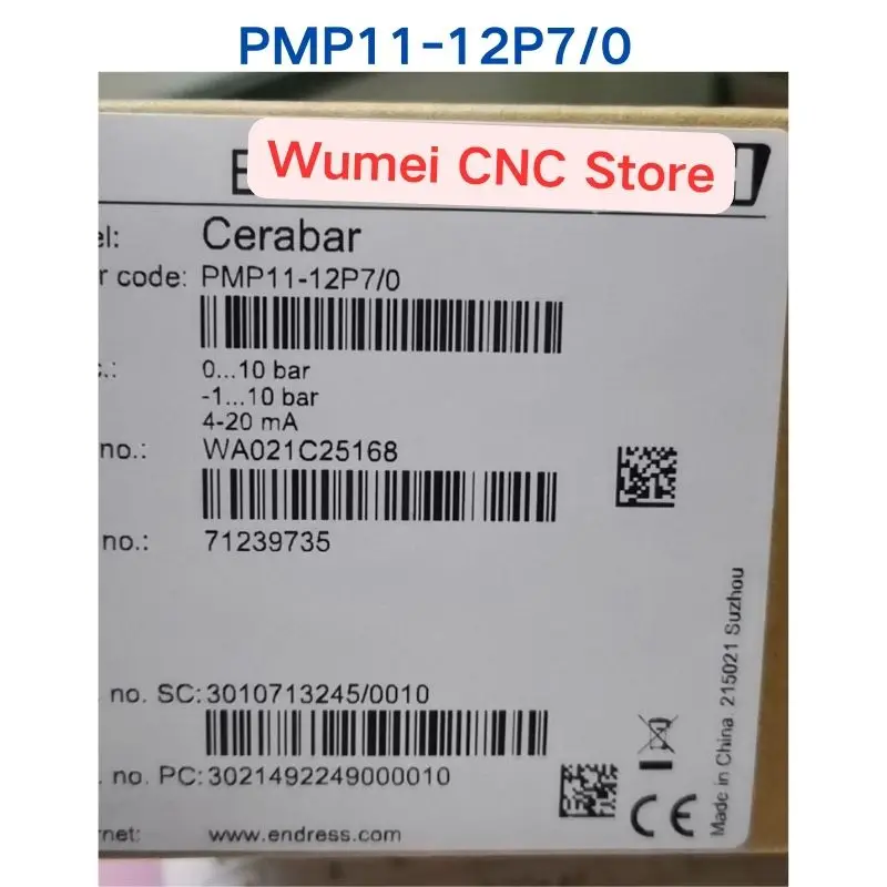 Brand New Original for E+H Pressure Transmitter Cerabar PMP11-12P7/0 Hirschmann PMP11-AA1U1PBWJJ