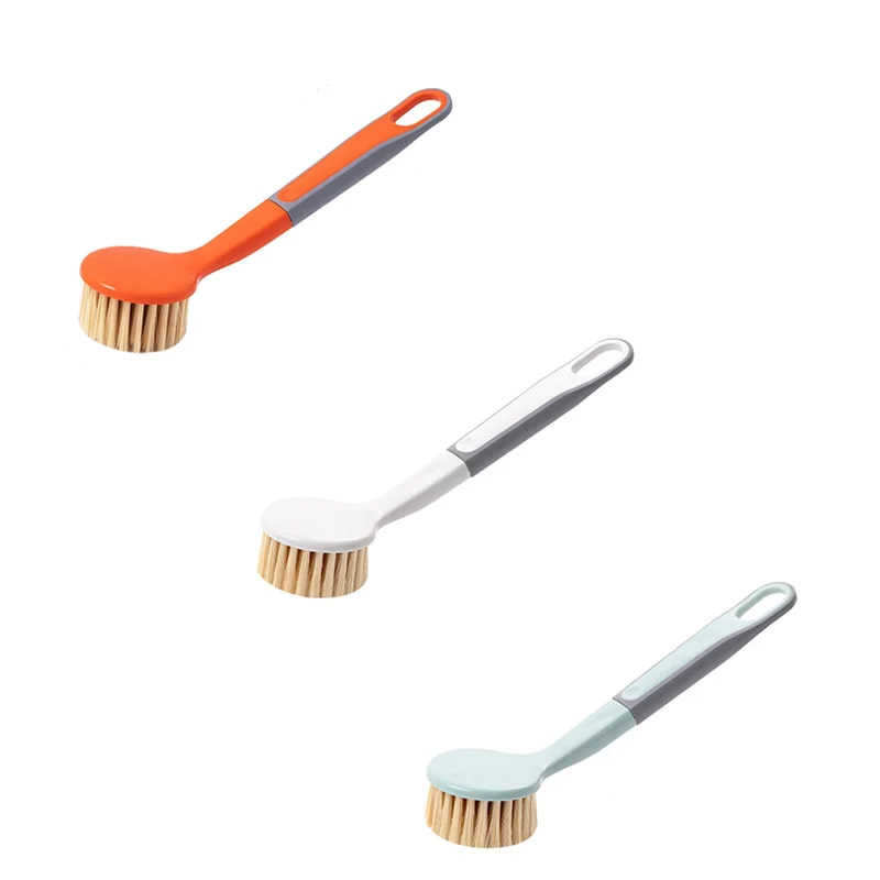 

ABXF-3Pcs Щетка для чистки кухни Щетка для чистки с длинной ручкой Щетка для мытья посуды Щетка для кухонной кастрюли