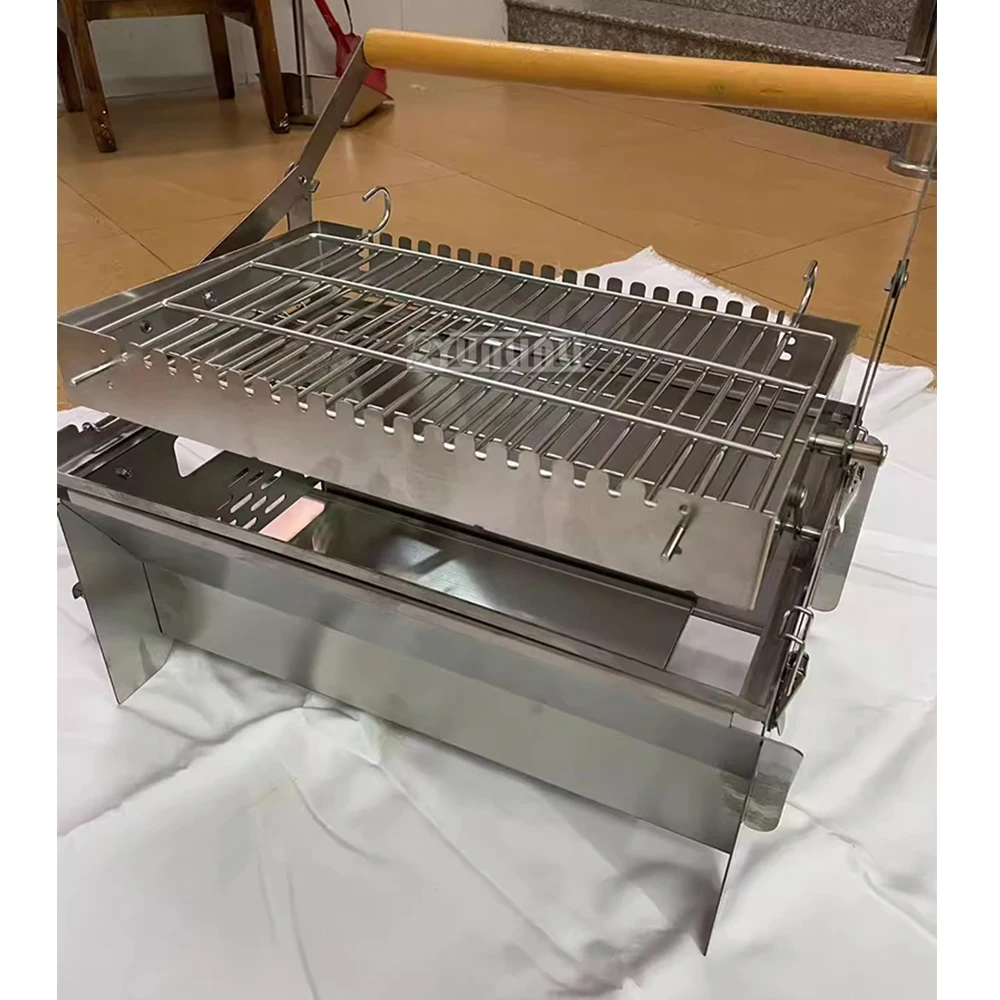 Factory Direct 2026Top Rated Flip Charcoal Barbecue Grill Household Outdoor Detachable Rotating Mesh Grill  Electrisc