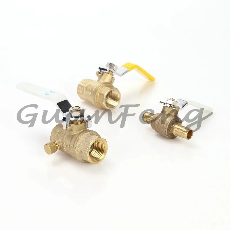 High Quality Lead-Free with Handle Female Thread Pipe Fittings Plumbing Brass Ball Valve