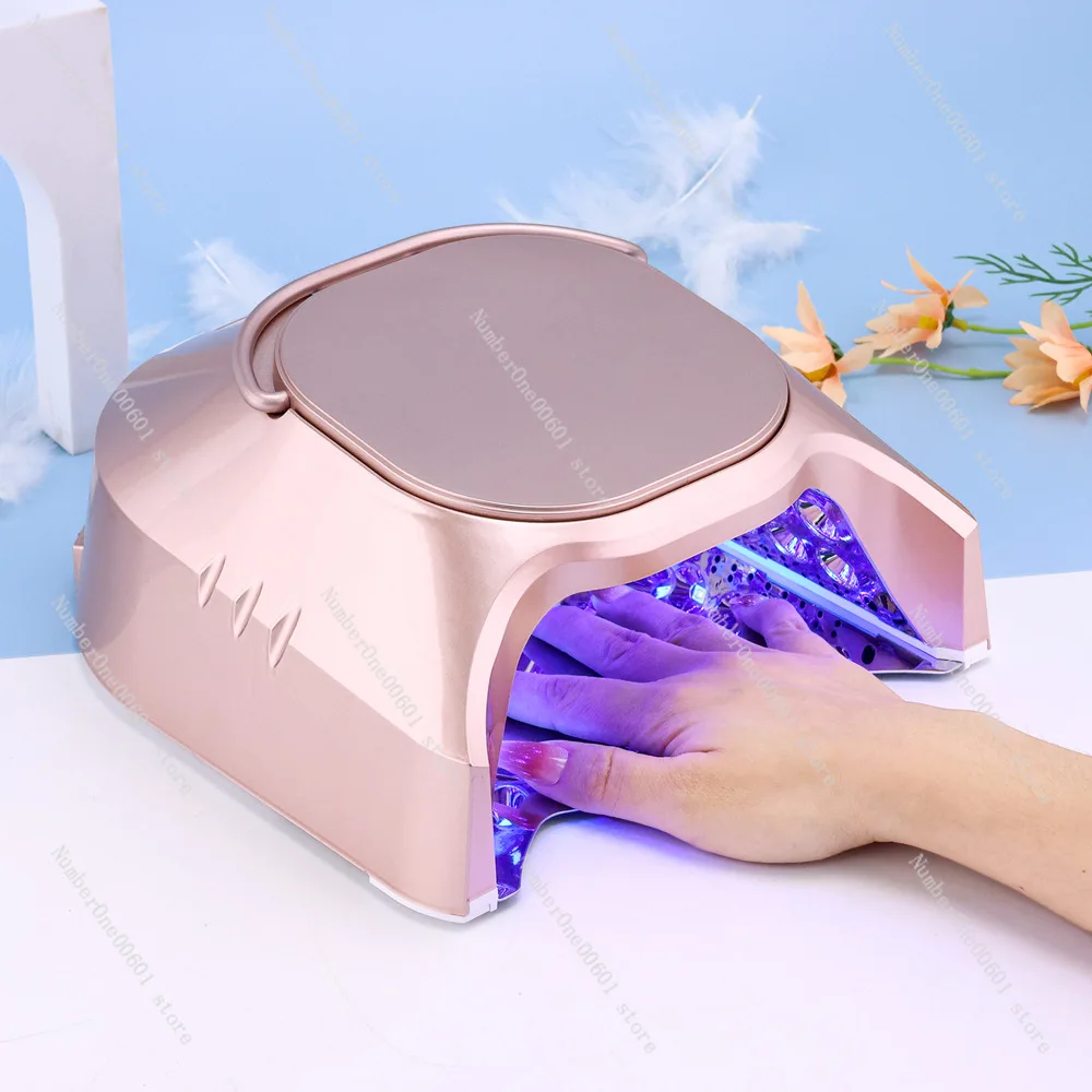 Wireless Rechargeable High-power 86W Portable Intelligent Induction Phototherapy Machine Portable Nail Lamp