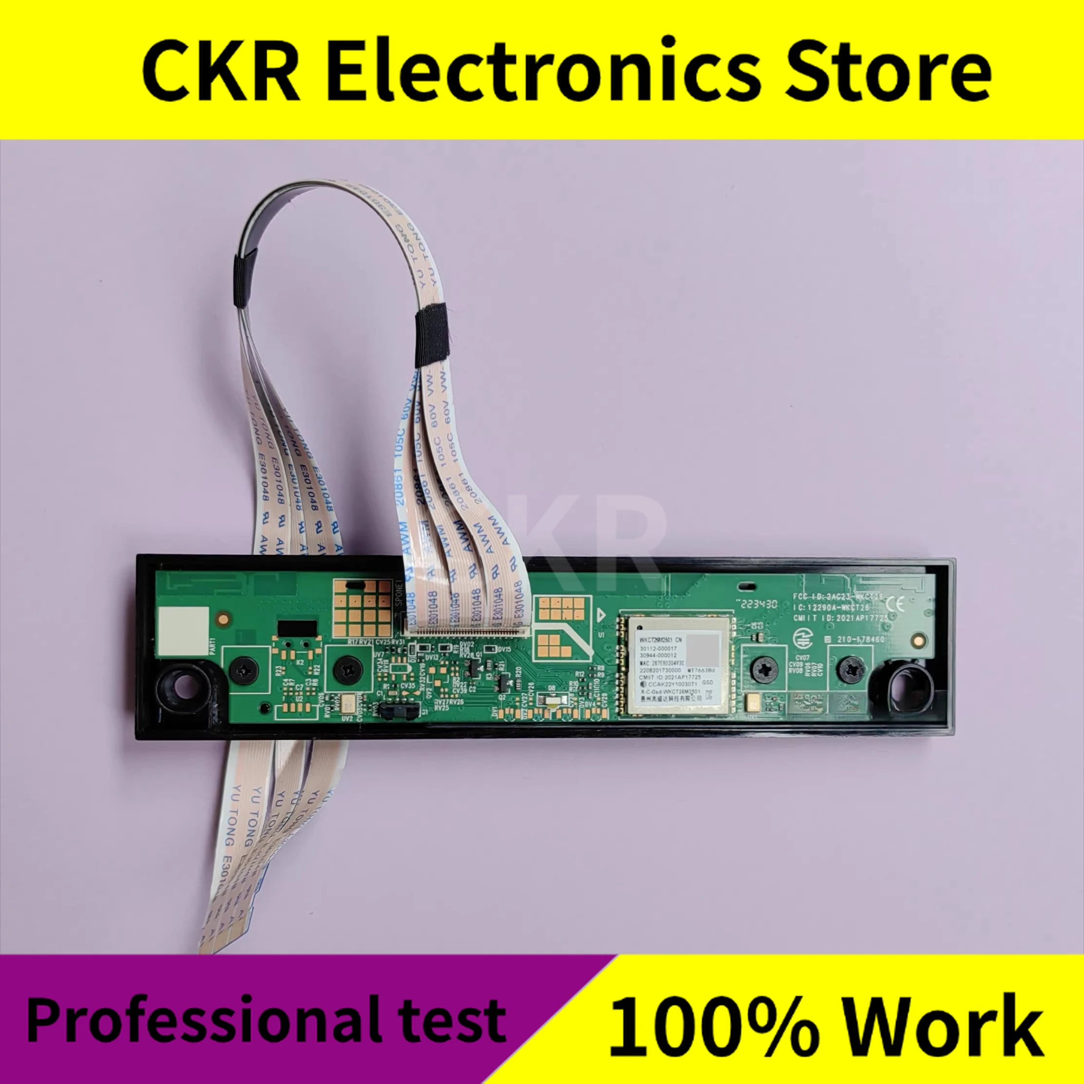 Placa de Botones Original para TCL Thunderbird de 43-75 Pulgadas, 2AC23-WKCT26 12290A-WKCT26, Placa Receptora de TV