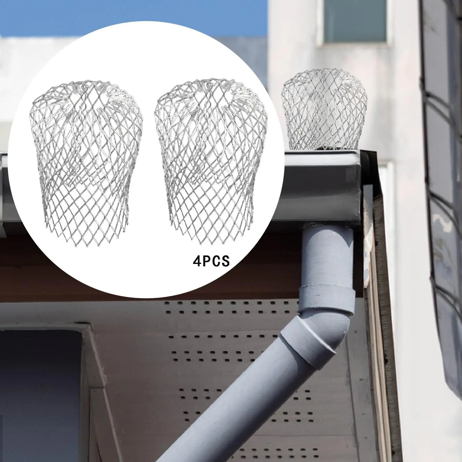 

Фильтр для водосточной трубы, предотвращающий засорение мусора, защита водосточной трубы