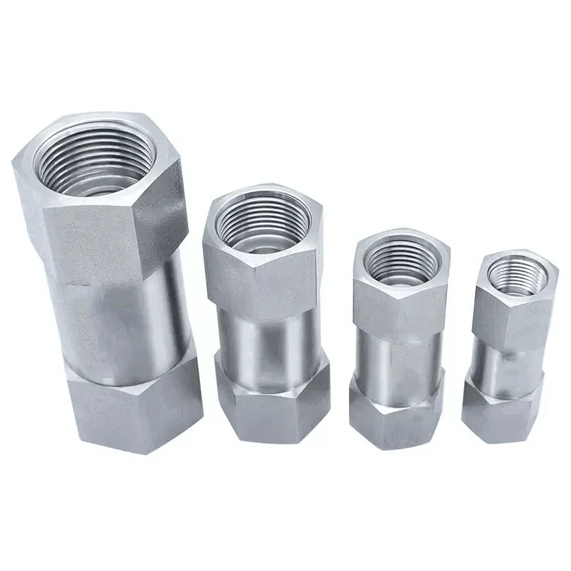 

1/8" 1/4" 3/8" 1/2" 3/4" 1" BSP Female Thread 304 Stainless Steel High Pressure Split Type Check Valve One Way Non-return Valve