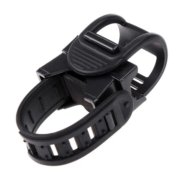 Cycling Bike Bicycle Light Lamp Band Strap Stand Holder 360 Rotation Grip LED Flashlight Torch Clamp Clip Mount