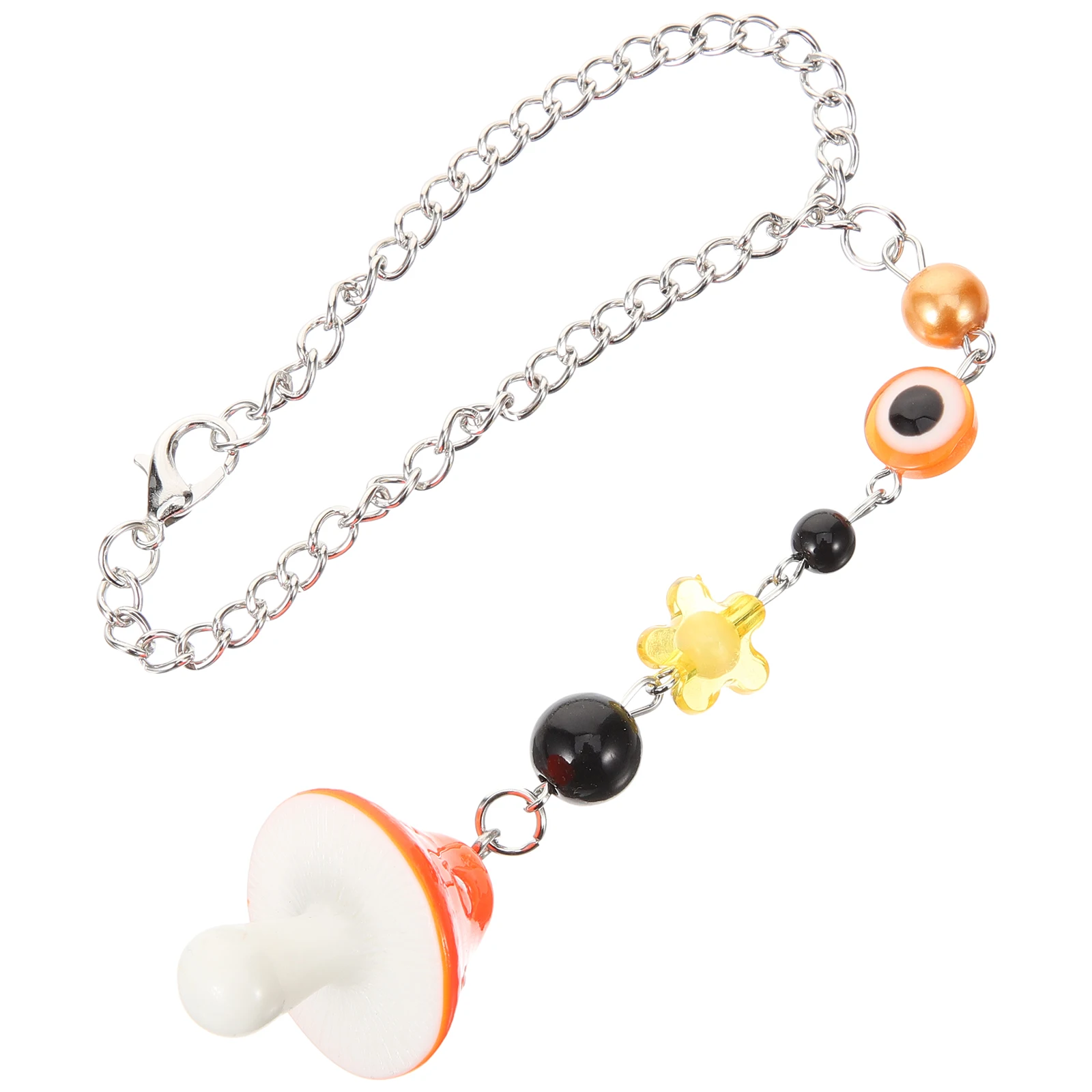 

Mushroom Pendant Evil Eye Hanging Decoration Turkish Eye Decor Car Charms Wall Window Door Ornament Blessing Adorn Rearview