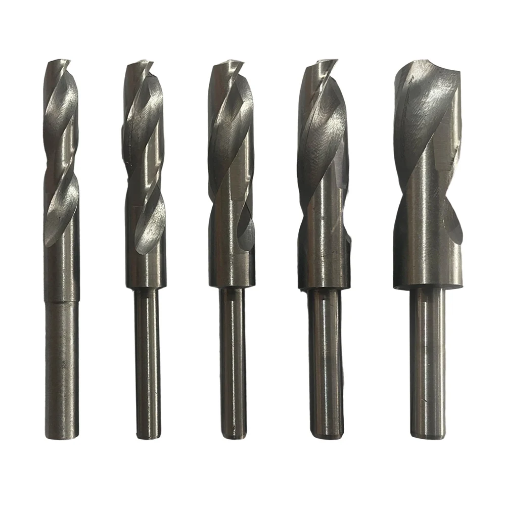 5PCS HSS Drill Bit Set 1425mm Length with Reduced Shank Designed for Efficient Drilling in Wood For metal and Plastic
