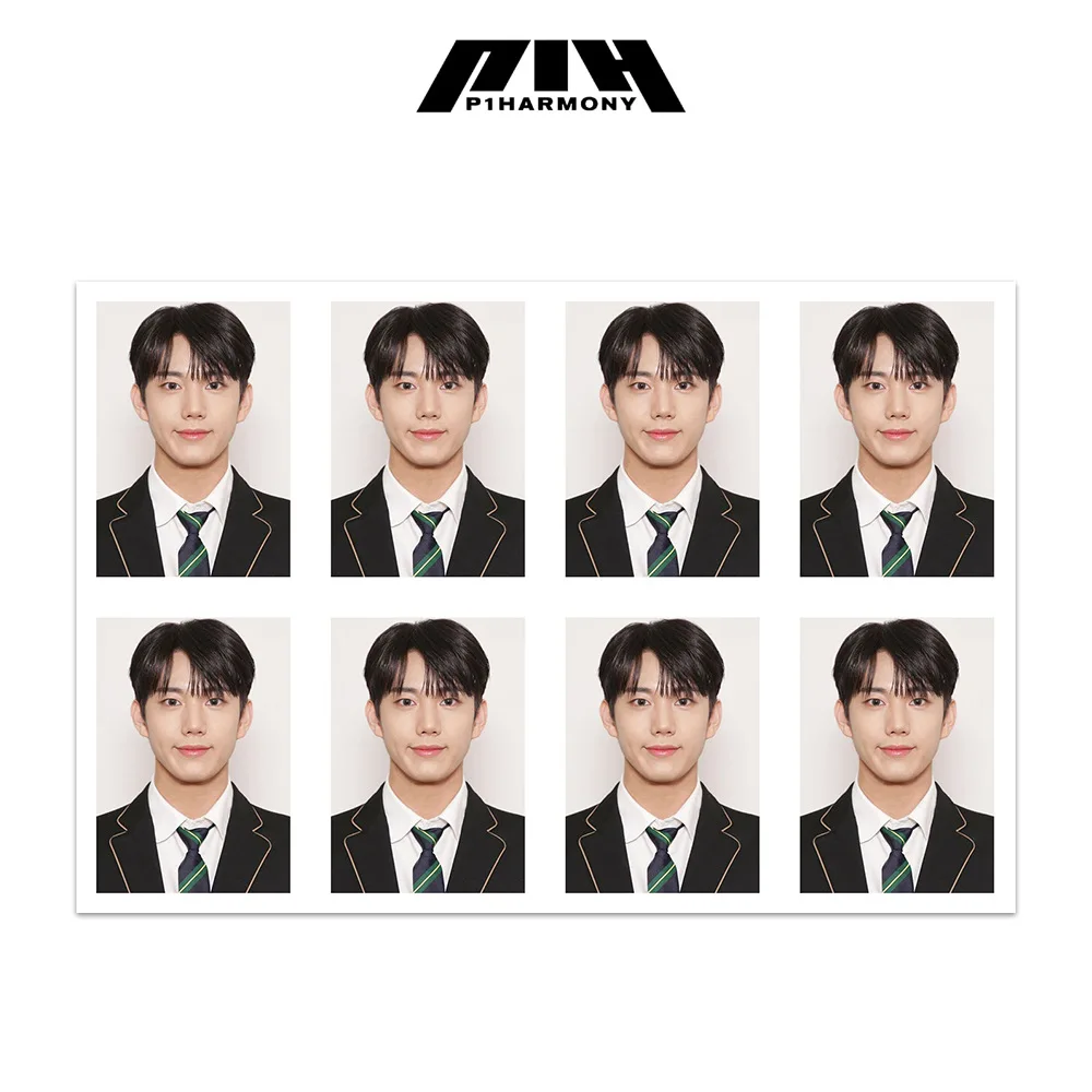 Kpop P1Harmony 1-inch High-definition ID Photo THEO KEEHO JIUNG INTAK Peripheral Photocards SOUL JONG SEOB Fans Collection Gifts