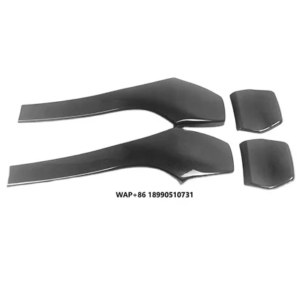 

4PCS/SET Auto Carbon Fiber Seat Back Cover for M3 M4 F80 F82 F83 2014-2019