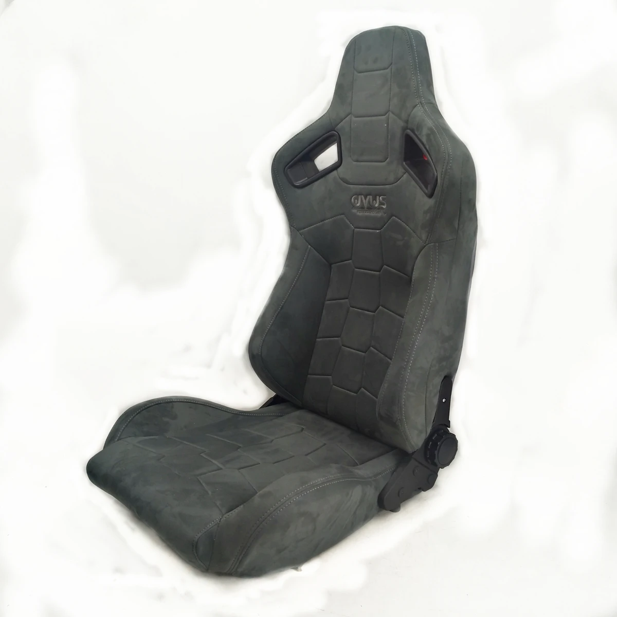 1074 Gray Universal Vehicle Slider Simulator Gaming Station Adjustable Sim Bucket Racing Seats
