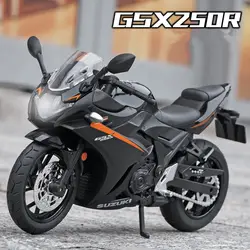 1:12 Suzuki GSX-250R Alloy Racing Motorcycle Model Diecast Street Sports Cross-Country Motorcycle Model Simulation Kids Toy Gift