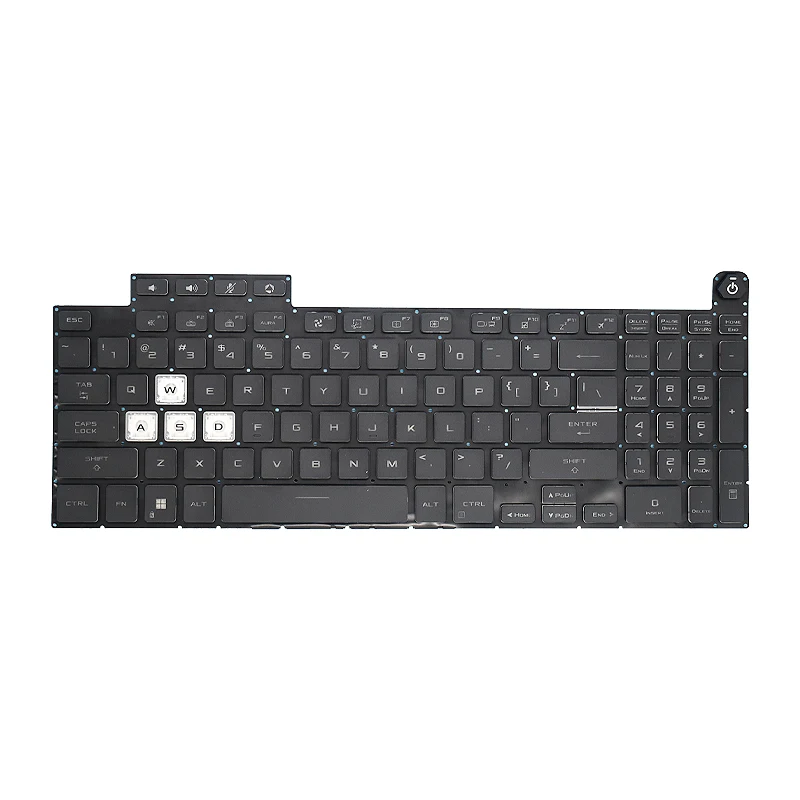 Imagem -06 - Teclado para Notebook Retroiluminado Russo Asus Tuf Gaming F15 Fx507 Fx517 Fx707 Fa507 zc zv zm zr ze rc rm Substituição us ru