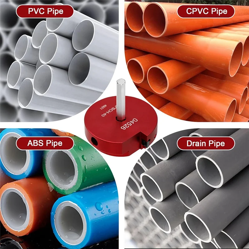 ABGE-04526 PPR300 3インチプラスチックパイプジョイントリーマー用標準1.27インチドリルビットを受け入れ、水道管、排水管に適しています