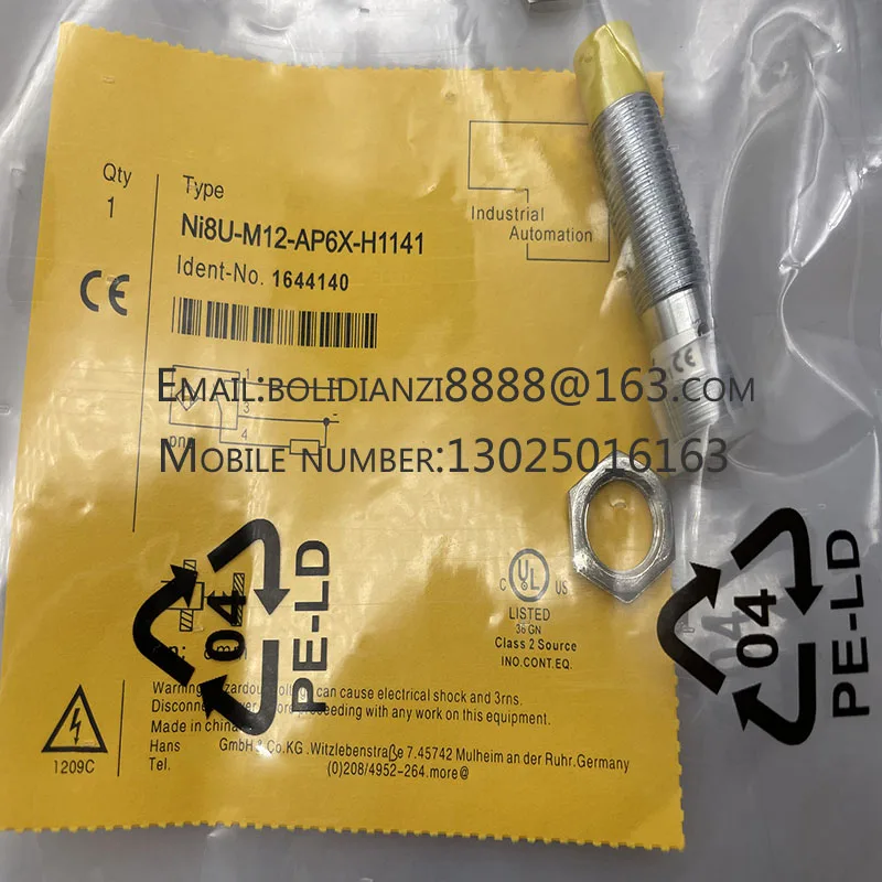 Sensor de interruptor de proximidad, NI8U-M12EE-AP6X-H1141, nuevo, disponible
