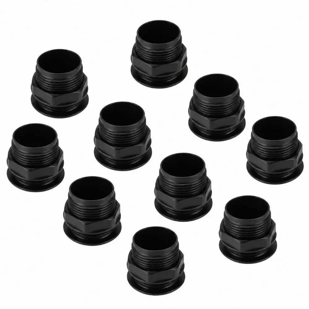 10Pcs Plastic Construction Game Button Cover Screw In Type Retaining Ring Push Button Hole Filler Threaded Structure