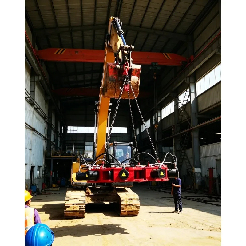 Automatic Hydraulic Pile Breaker With Motor For Concrete Round and Square Piles High Efficiency Pile Breaking Machine