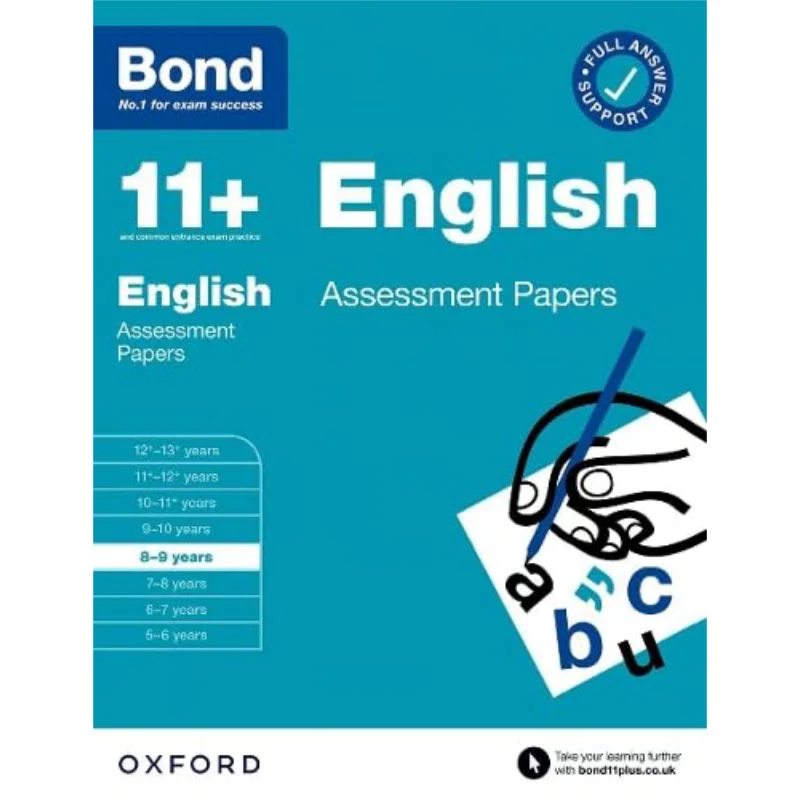 

BOND ASSESSMENT PAPERS ENGLISH 89 YEARS Bond 11 Oxford University Press 9780192779908 Book
