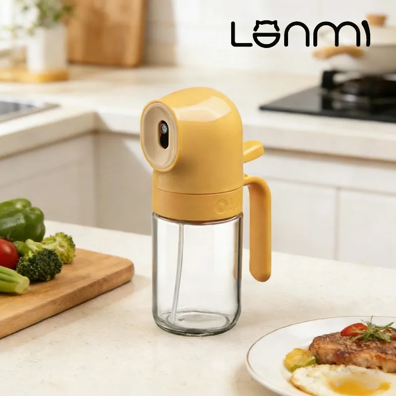 LANMI180/250ML Atomizing Fuel Injector Pump Cooking Oil Spray Bottle Kitchen Organizer and Storage Container Kitchen Supplies
