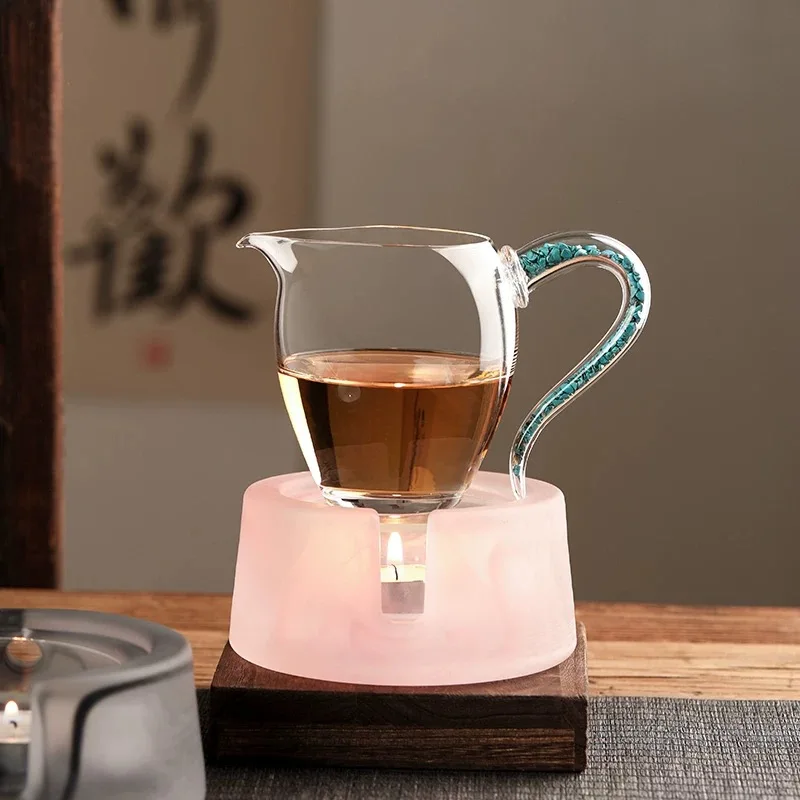 

Candle Warmer Tea Stove Teapot Thermal Heating Base Hotel Restaurant Tea Maker Japanese Glazed Candle Holder Tea Warmer