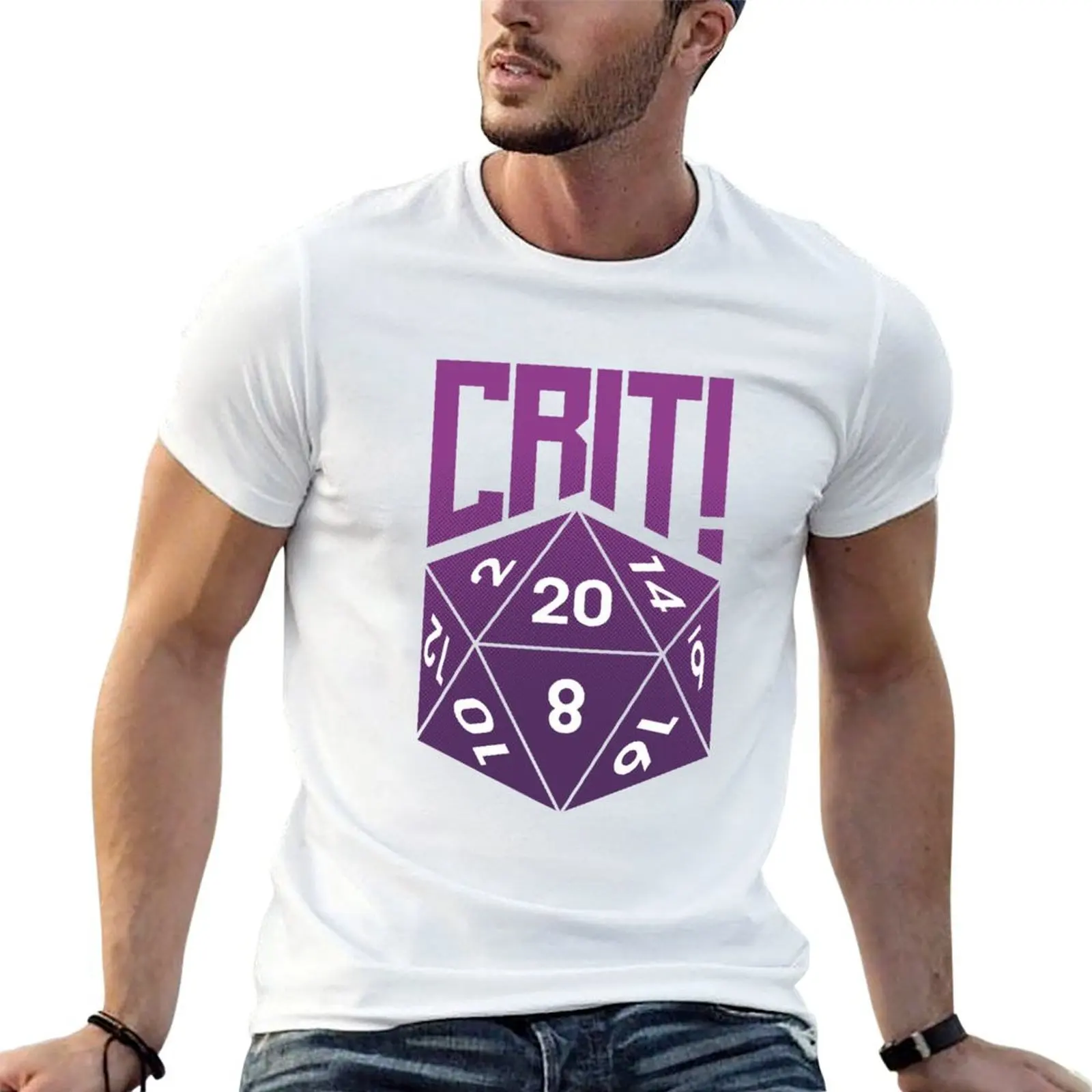 

Crit Success - Purple T-Shirt t shirt man plain t shirts for man graphic vintage T-Shirt